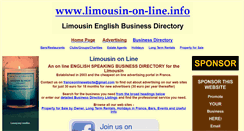 Desktop Screenshot of limousin-on-line.info