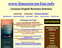 Tablet Screenshot of limousin-on-line.info